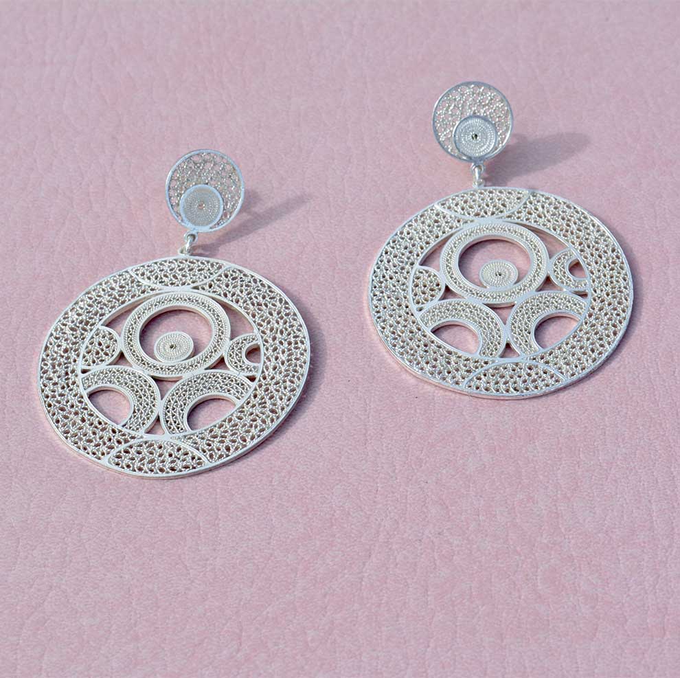 Aretes Duna Filigrana