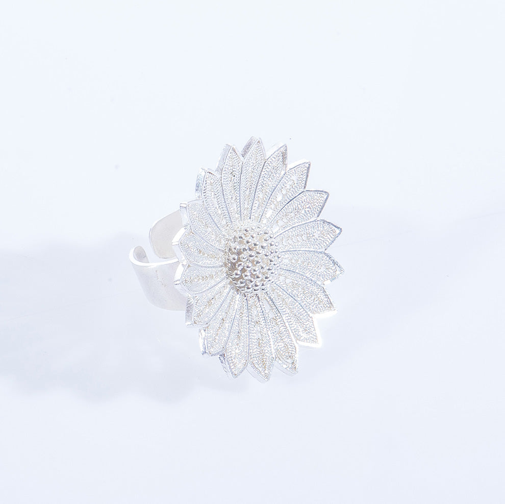 Anillo Girasol Filigrana