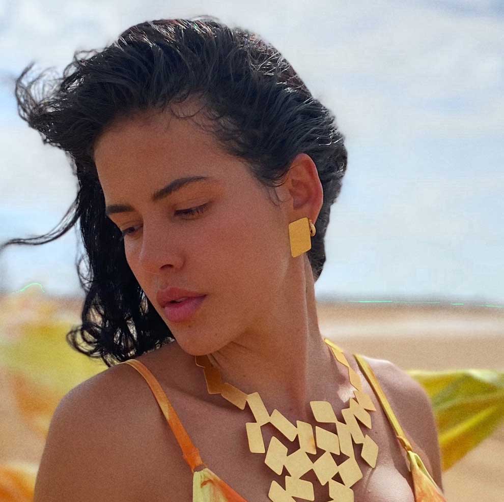 Aretes Dominó
