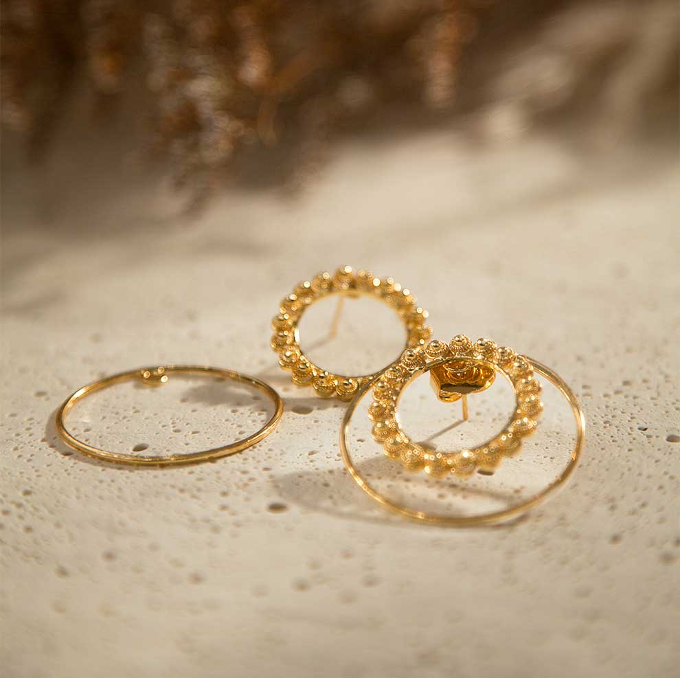 Aretes Anillas