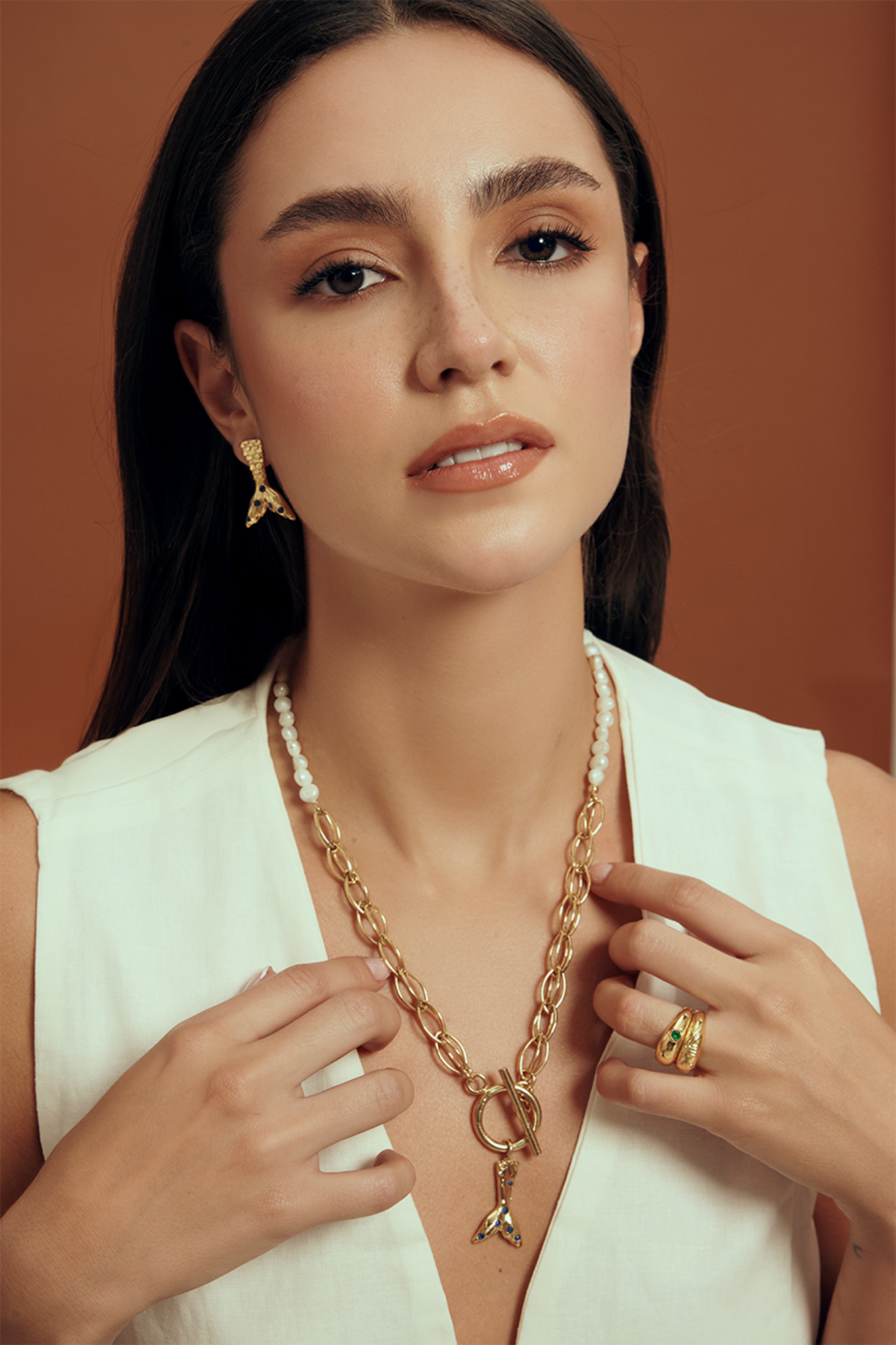 Aretes Sirena