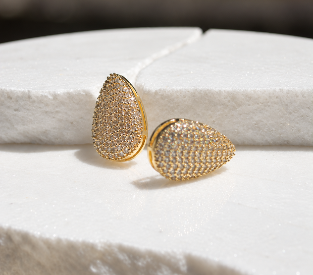 Aretes Topo Gota Piedra