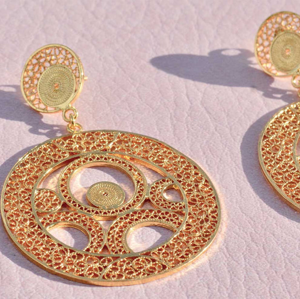 Aretes Duna Filigrana