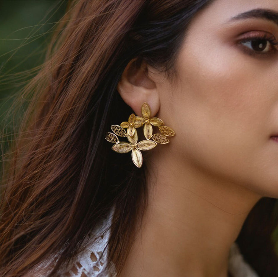 Aretes Sarah Filigrana