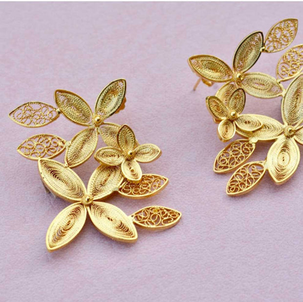 Aretes Sarah Filigrana