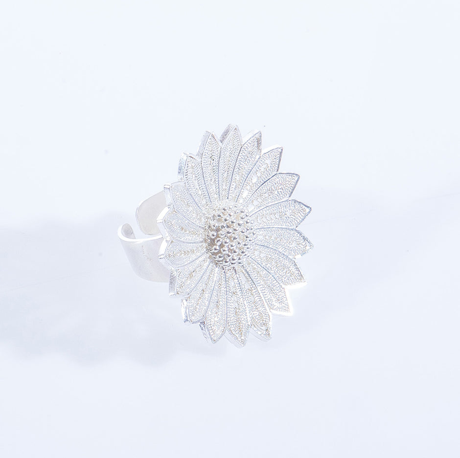 Anillo Girasol Filigrana