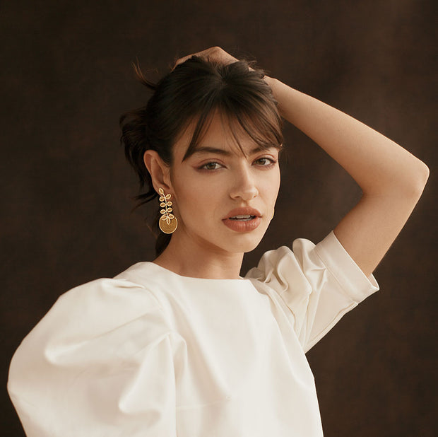 Aretes Monociclo Filigrana