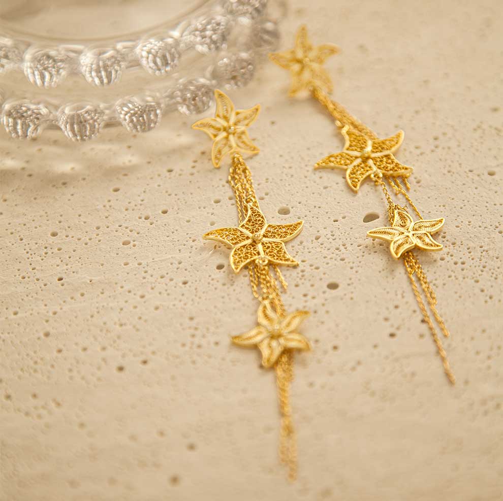 Aretes Carrusel Filigrana