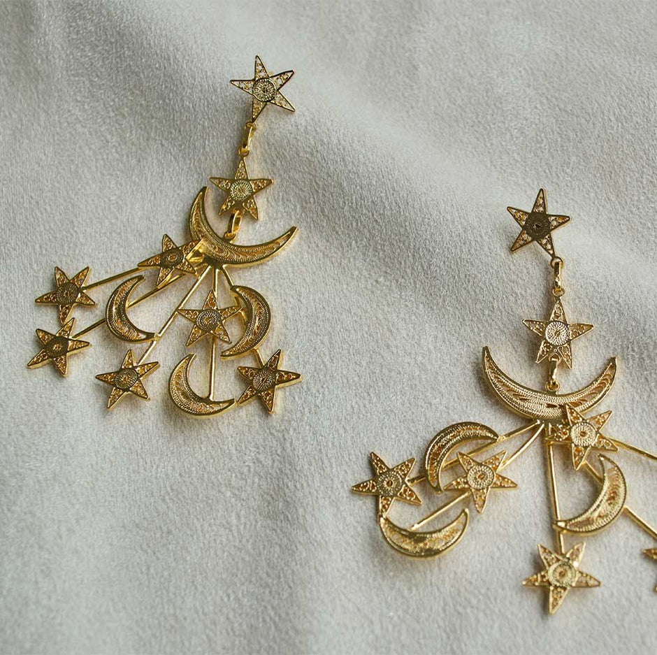 Filigree Constellation Earrings