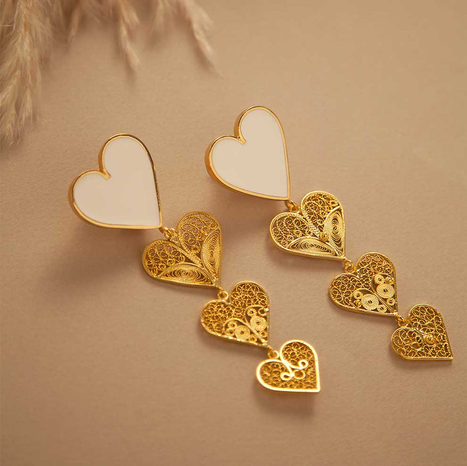 Aretes Heart x You Filigrana