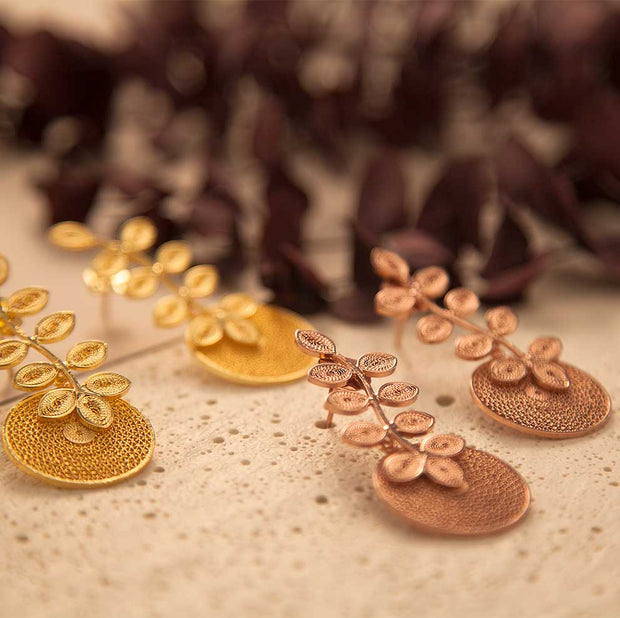 Aretes Monociclo Filigrana